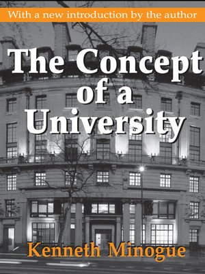 cover image of The Concept of a University